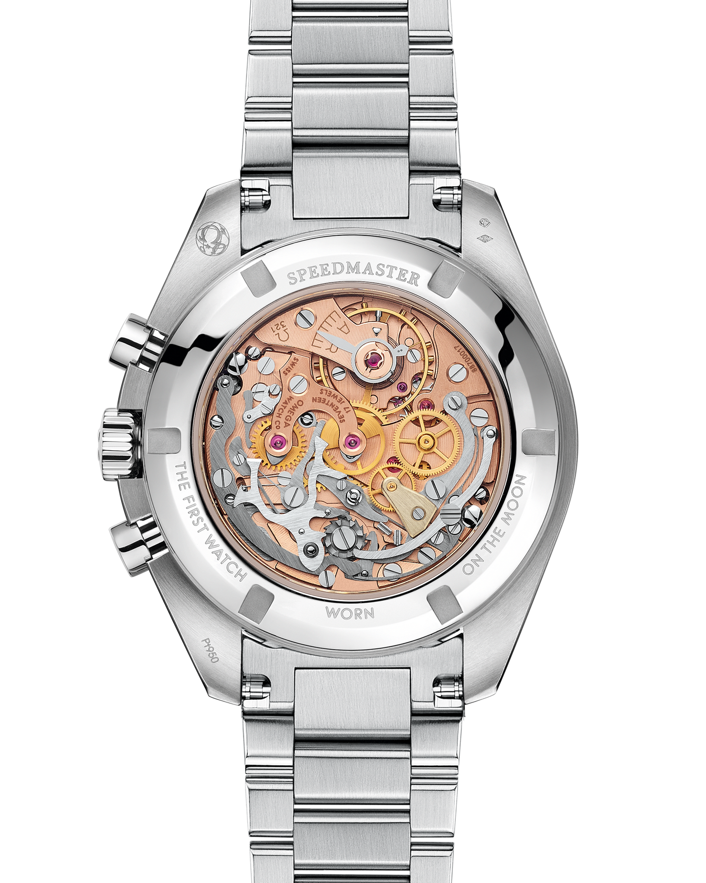 Unworn, Omega Speedmaster Calibre 321, Platinum, Chronograph, 42mm, Ref# 311.90.42.30.99.002, box and papers