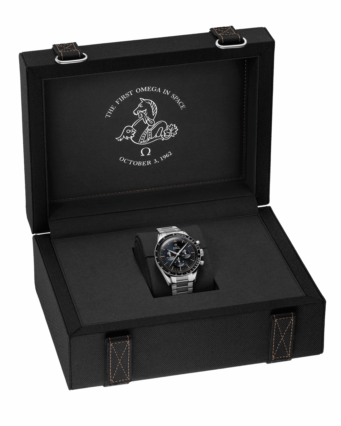 Unworn, Omega Speedmaster First Omega in Space, Co-Axial Chronograph, 39,7mm, Ref# 310.30.40.50.06.001, box and papers