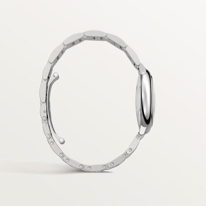 Unworn Cartier Ballon Bleu de Cartier, Stainless Steel and Diamonds, 33mm, Ref# W4BB0021, box and papers