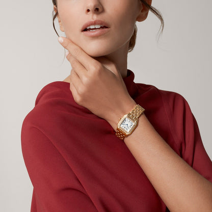 Unworn Cartier Panthère de Cartier Medium, 18k Rose Gold, Diamonds, 27mm x 36mm, Ref# WJPN0009, box and papers