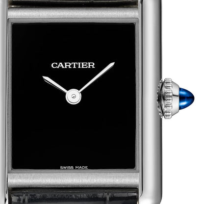Unworn Cartier Tank Must de Cartier, Small Stainless Steel, 29.5mm x 22mm, Ref# WSTA0071, box and papers