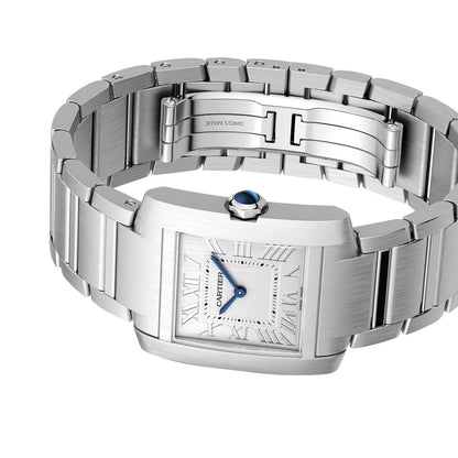 Unworn Cartier Tank Francaise de Cartier, Medium Stainless Steel, 32mm x 27mm, Ref# WSTA0074, box and papers
