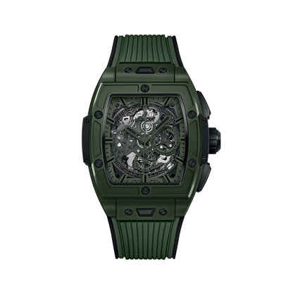 Unworn Hublot Spirit of Big Bang Dark Green Ceramic 42, 642.GX.5210.RX, box and papers