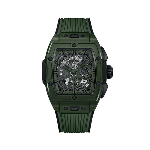 Unworn Hublot Spirit of Big Bang Dark Green Ceramic 42, 642.GX.5210.RX, box and papers
