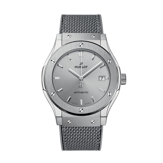 Unworn Hublot Classic Fusion Essential Grey 45, 511.NX.5610.NR.HEC24, box and papers