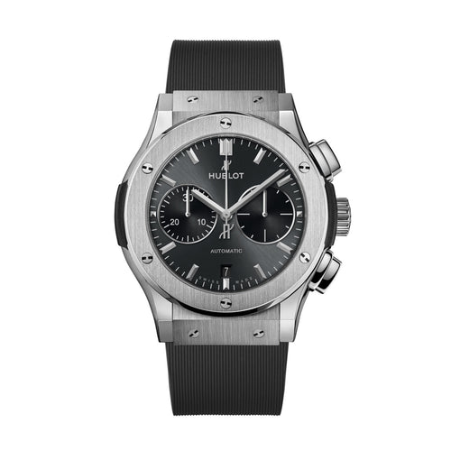 Hublot Classic Fusion Racing Grey Chronograph Titanium, 45mm, Ref# 521.NX.7071.RX, Unworn 2025