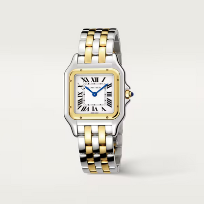 Unworn Cartier Panthère de Cartier, Stainless Steel, 18k Yellow Gold, 29mm x 37mm, Ref# W2PN0007, box and papers