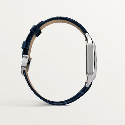 Unworn Cartier Santos-Dumont de Cartier, Stainless Steel, 38mm x 27.5mm, Ref# WSSA0023, box and papers