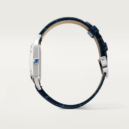 Unworn Cartier Santos-Dumont de Cartier, Stainless Steel, 38mm x 27.5mm, Ref# WSSA0023, box and papers