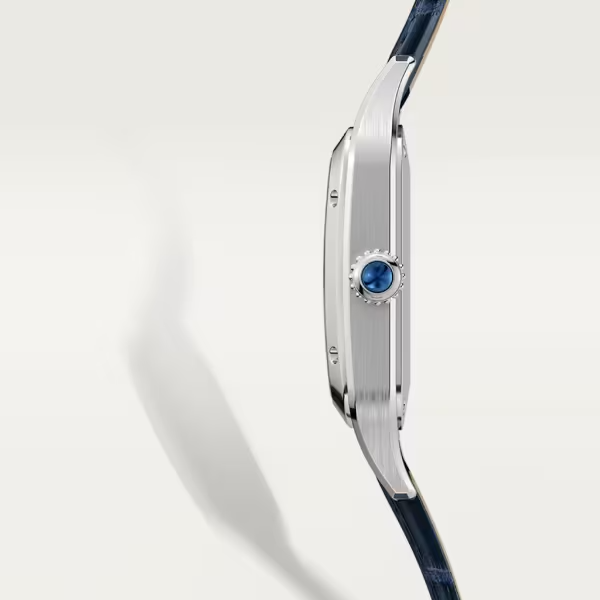 Unworn Cartier Santos-Dumont de Cartier, Stainless Steel, 38mm x 27.5mm, Ref# WSSA0023, box and papers