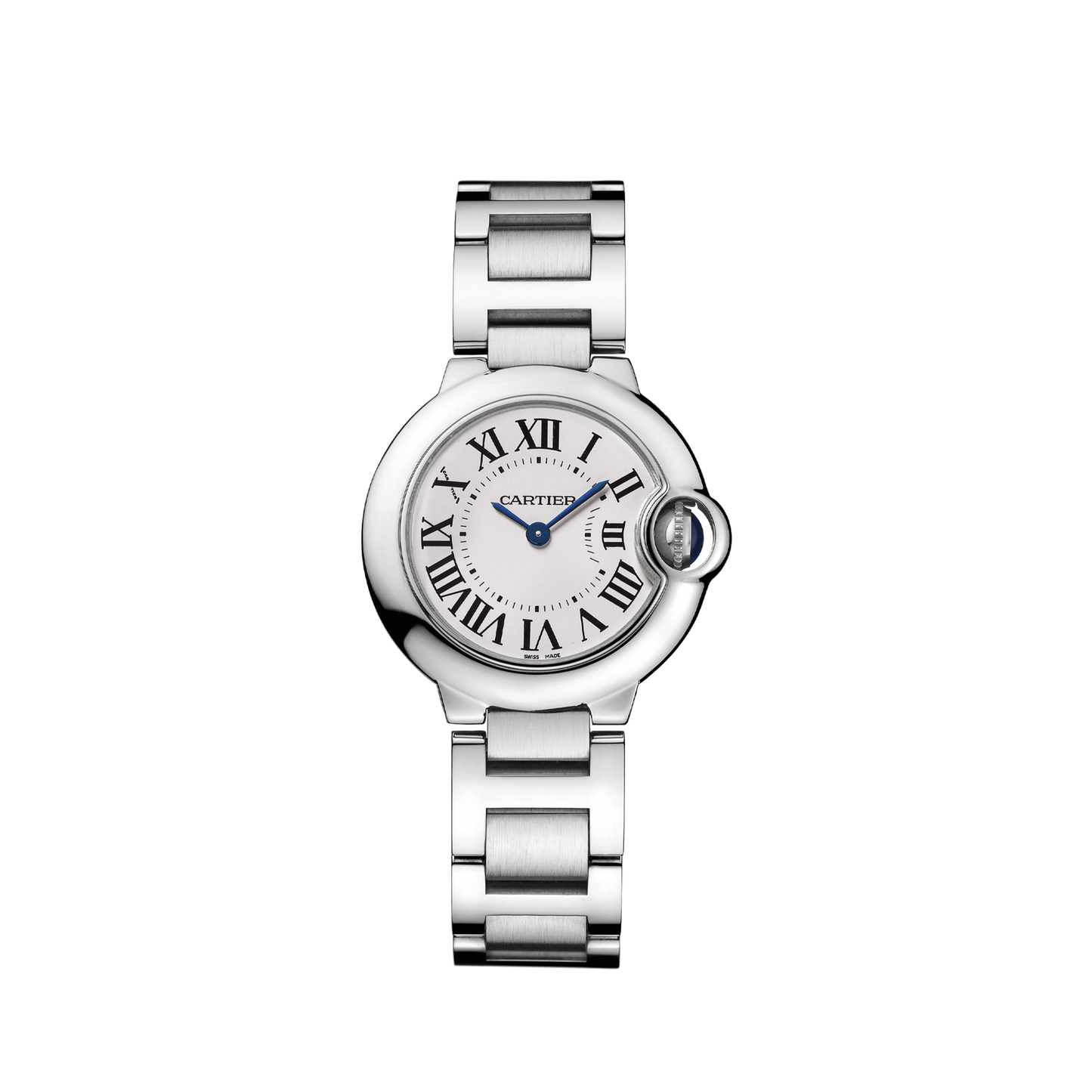 Unworn Cartier Ballon Bleu de Cartier, Stainless Steel, 28mm, Ref# WSBB0067, box and papers