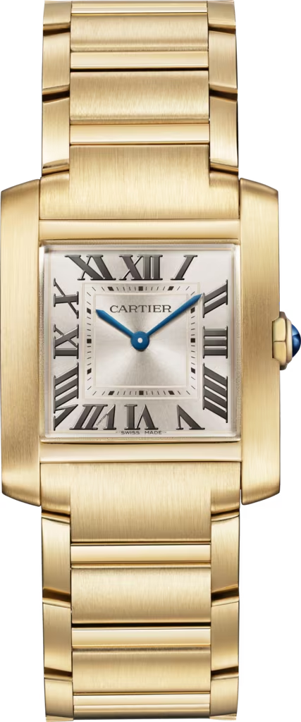 Unworn Cartier Tank Francaise, 18k Yellow Gold, 32mm x 27mm, Ref# WGTA0113, box and papers