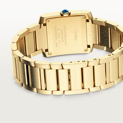 Unworn Cartier Tank Francaise, 18k Yellow Gold, 32mm x 27mm, Ref# WGTA0113, box and papers