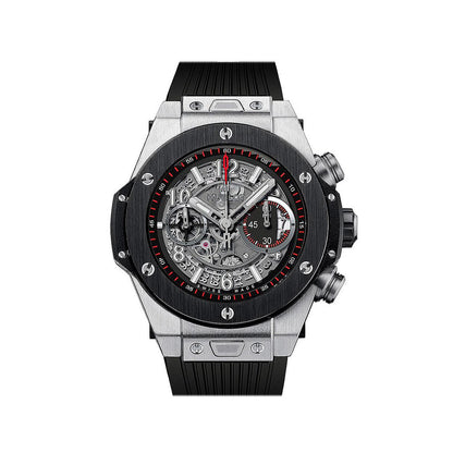 Hublot Big Bang, Unico Titanium Ceramic, 45mm, Ref# 411.NM.1170.RX