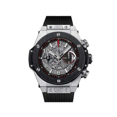 Hublot Big Bang, Unico Titanium Ceramic, 45mm, Ref# 411.NM.1170.RX