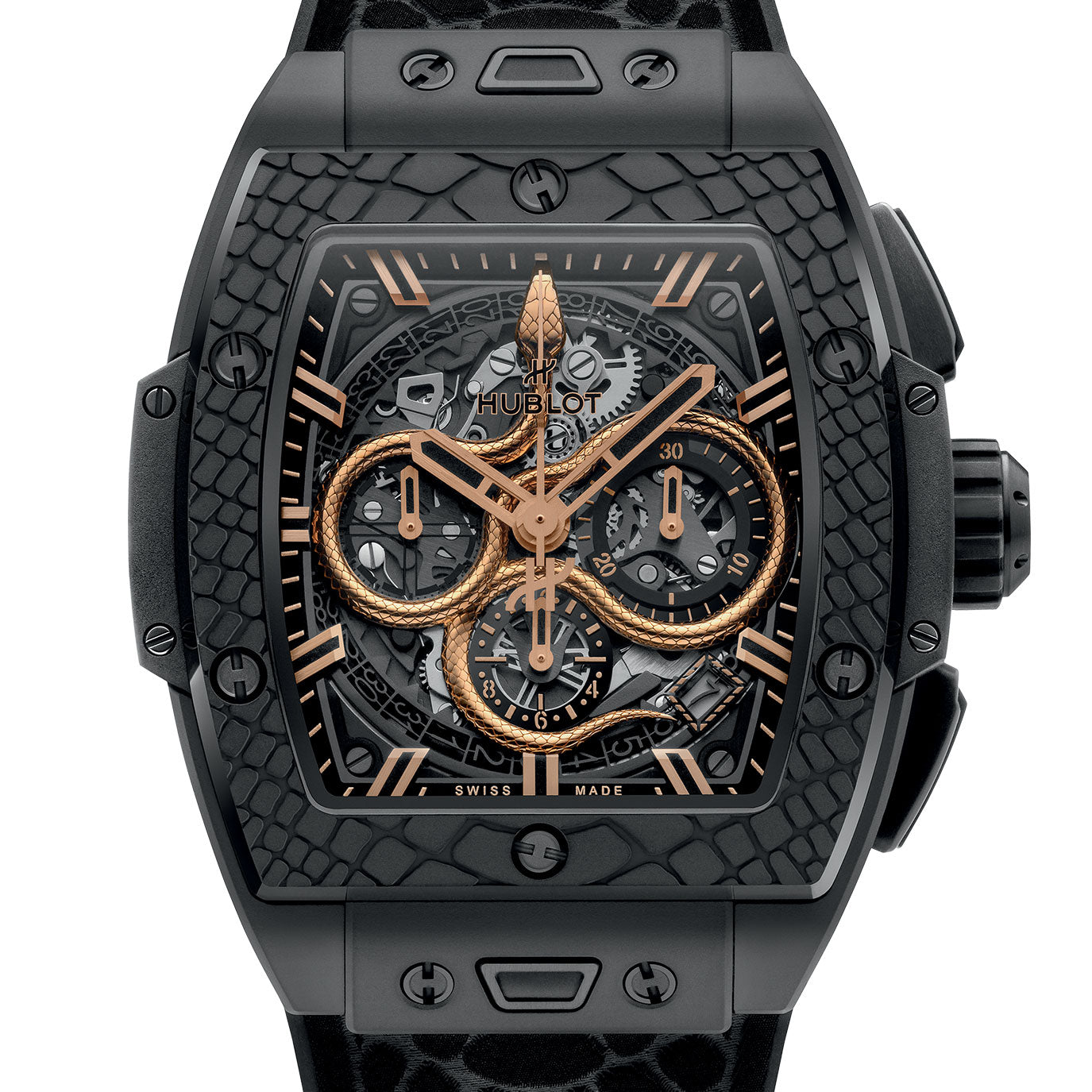 Unworn Hublot Spirit of Big Bang Year of the Snake 42, 642.CI.0180.RX.CNY25, box and papers