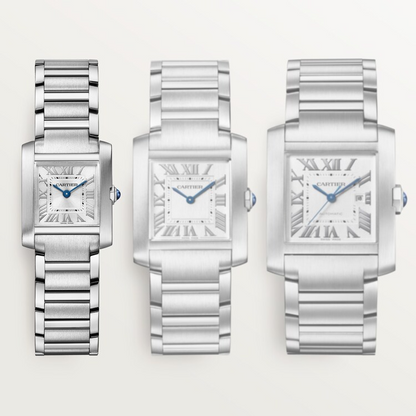 Unworn Cartier Tank Francaise de Cartier, Small Stainless Steel, 25.7mm x 21.2mm, Ref# WSTA0065, box and papers