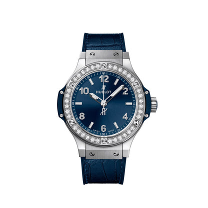 Hublot Big Bang, Steel Blue Diamonds, 38 mm, Ref# 361.SX.7170.LR.1204, Unworn 2025