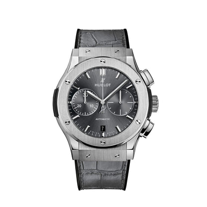 Hublot Classic Fusion Racing Grey Chronograph Titanium 45mm, Ref# 521.NX.7071.LR, Unworn 2025