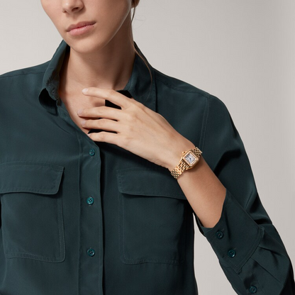 Unworn Cartier Panthère de Cartier Small, 18k Rose Gold, Diamonds, 22mm x 30mm, Ref# WJPN0049, box and papers