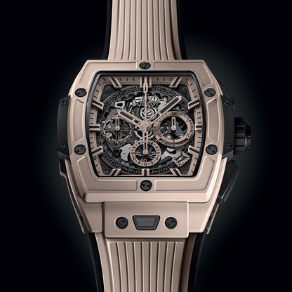 Unworn Hublot Spirit of Big Bang Beige Ceramic 42, 642.CZ.6110.RX, box and papers