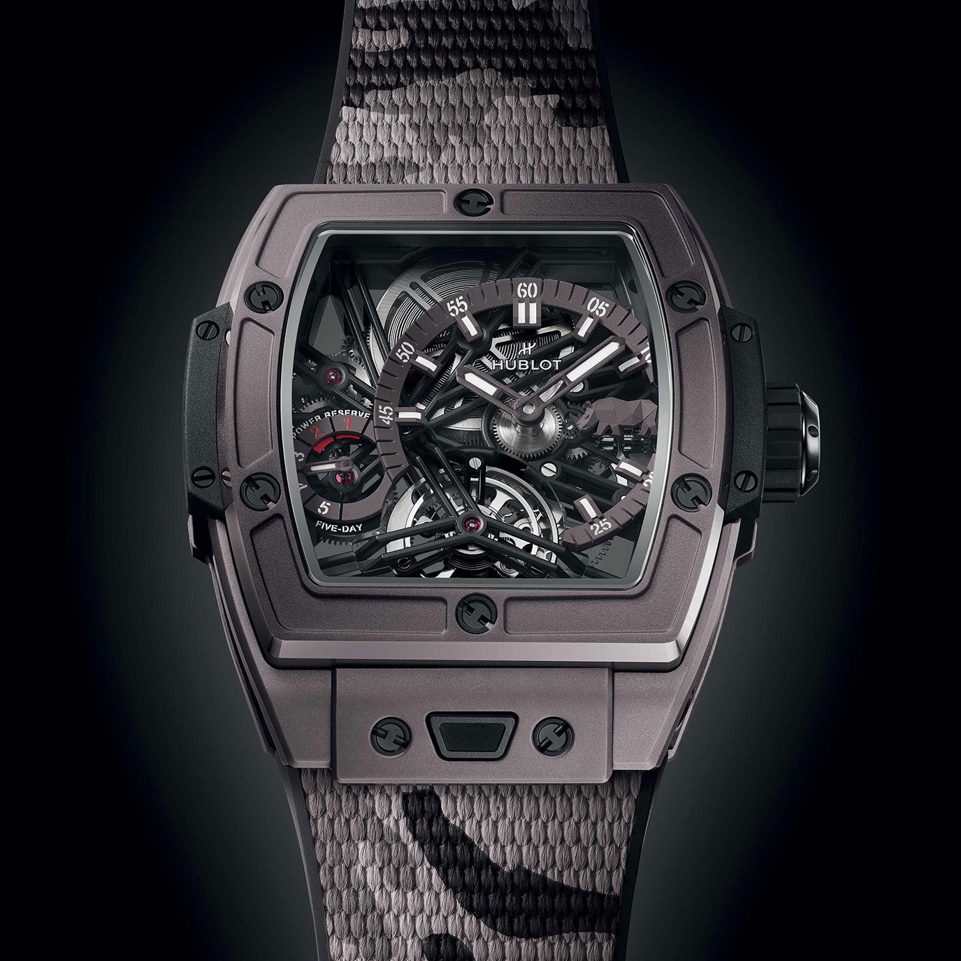 Unworn Hublot Spirit of Big Bang Tourbillon SORAI 42, 645.FX.8020.NR.SOA24, box and papers