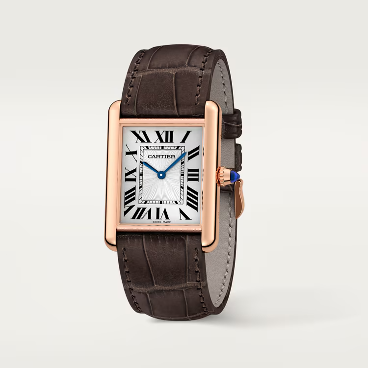 Unworn, Cartier Tank Louis Cartier, 18k Rose Gold, 33.7mm x 25.5mm, Ref# WGTA0011, box and papers