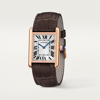Unworn, Cartier Tank Louis Cartier, 18k Rose Gold, 33.7mm x 25.5mm, Ref# WGTA0011, box and papers