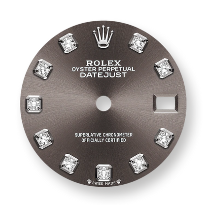 Rolex Lady-Datejust 28mm, 18k White Gold, Ref# 279139rbr-0011
