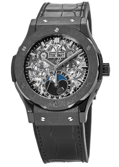 Hublot Classic Fusion Aerofusion Moonphase 45mm Black Magic, Ref# 517.CX.0170.LR, Unworn 2025