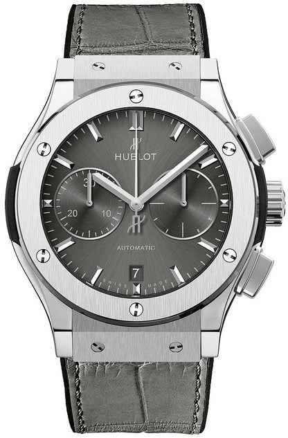 Hublot Classic Fusion Racing Grey Chronograph Titanium 45mm, Ref# 521.NX.7071.LR, Unworn 2025