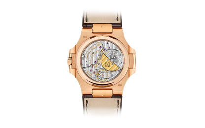 Patek Philippe Nautilus Date, Moon Phases Watch, 18k Rose Gold, 40mm, Ref# 5712R-001