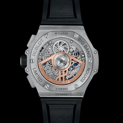Unworn Hublot Big Bang 20th Anniversary Titanium Ceramic 43, 431.NM.1337.RX, box and papers