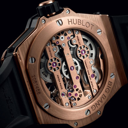 Unworn Hublot Big Bang Meca-10 King Gold 42, 444.OX.1180.RX, box and papers