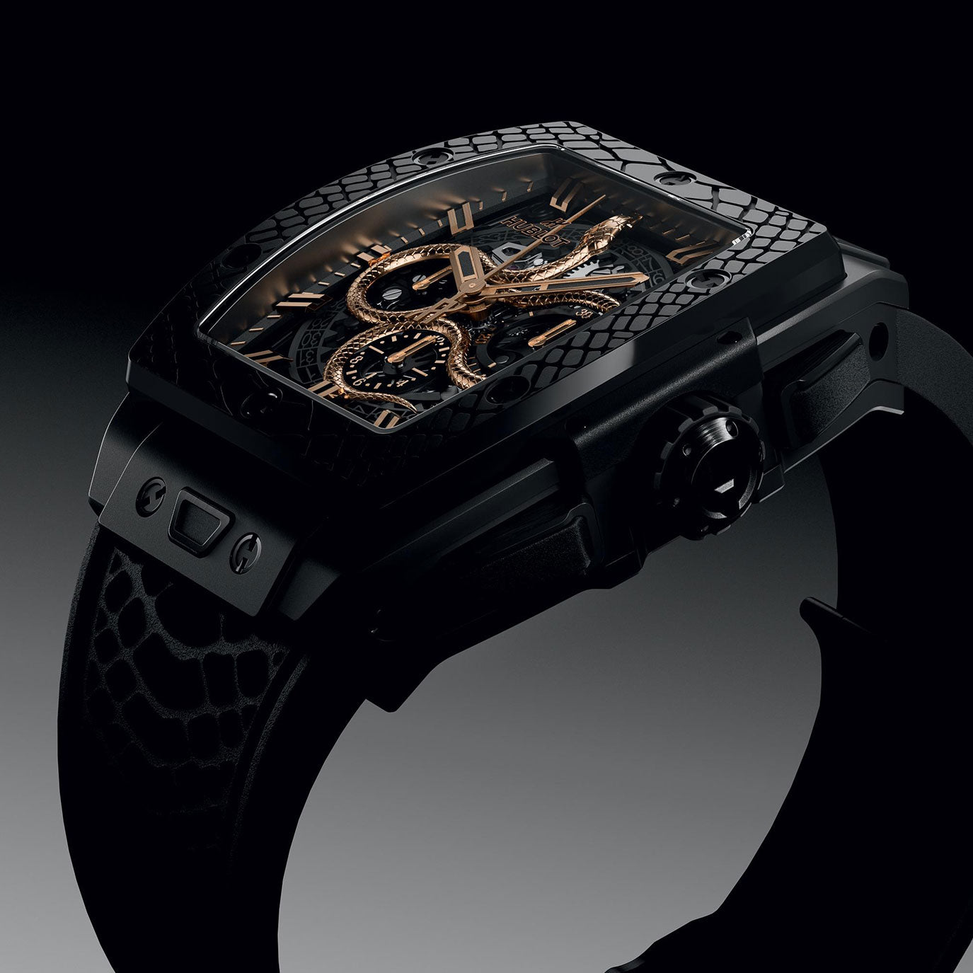 Unworn Hublot Spirit of Big Bang Year of the Snake 42, 642.CI.0180.RX.CNY25, box and papers