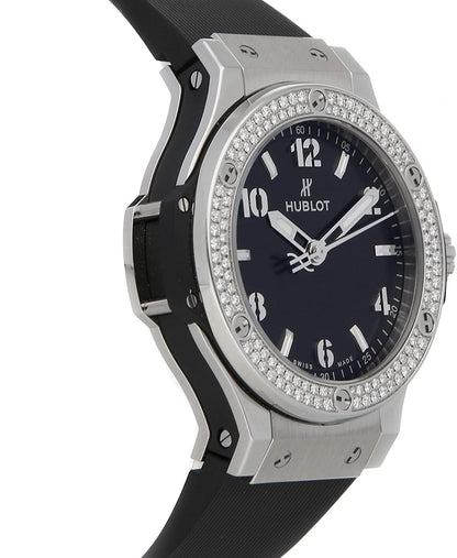 Hublot Big Bang, Steel, Black Diamonds, 38mm, Ref# 361.SX.1270.RX.1104, Unworn 2025