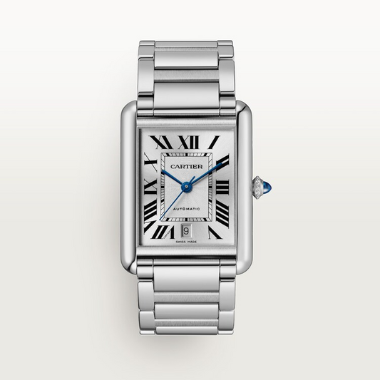 Unworn Cartier Tank Must de Cartier, Extra-large Stainless Steel, 41mm x 31mm, Ref# WSTA0053, box and papers