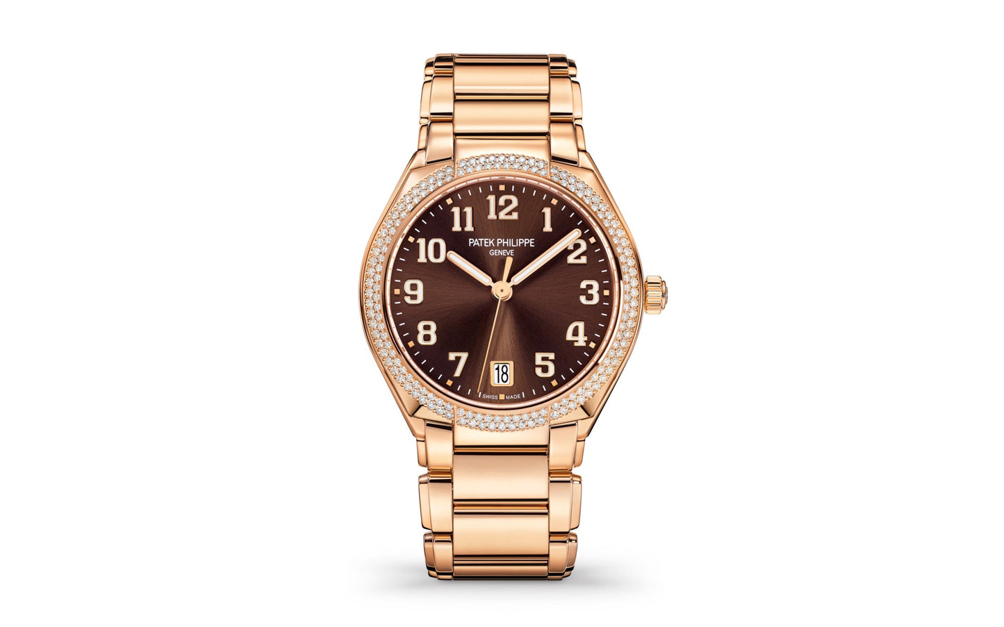 Patek Philippe Twenty~4 Automatic, 18k Rose Gold with 160 diamonds ~0,77ct, 36mm, Ref# 7300/1200R-001