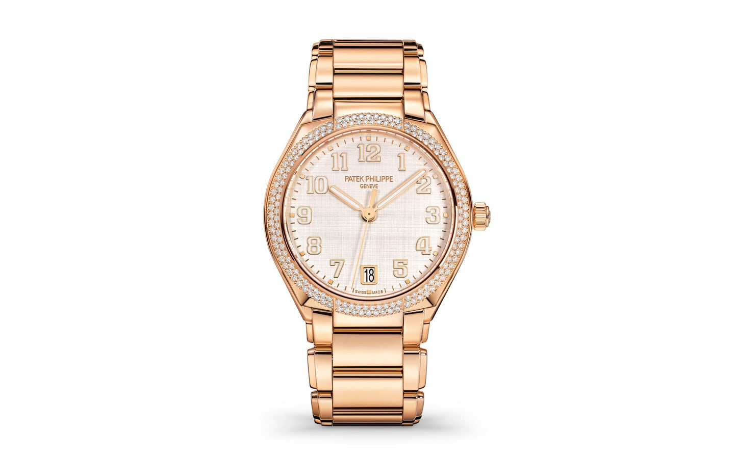 Patek Philippe Twenty~4 Automatic, 18k Rose Gold with 160 diamonds ~0,77ct, 36mm, Ref# 7300/1200R-010