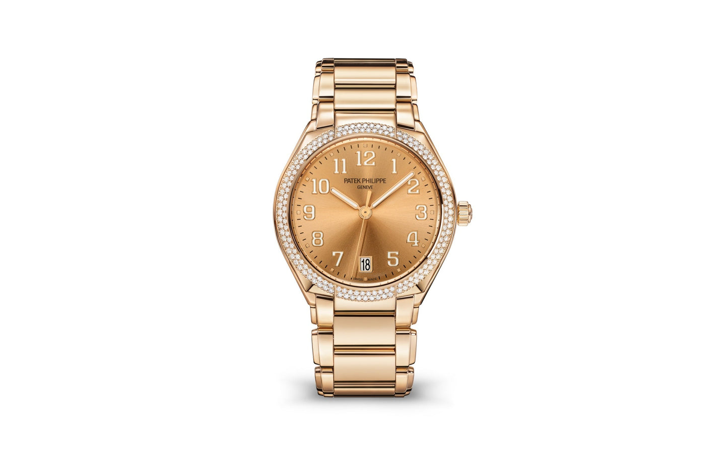 Patek Philippe Twenty~4 Automatic, 18k Rose Gold with 160 diamonds ~0,77ct, 36mm, Ref# 7300/1200R-011