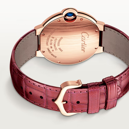 Unworn Cartier Ballon Bleu de Cartier, 18k Rose Gold with Diamond-set, 36mm, Ref# WJBB0034, box and papers