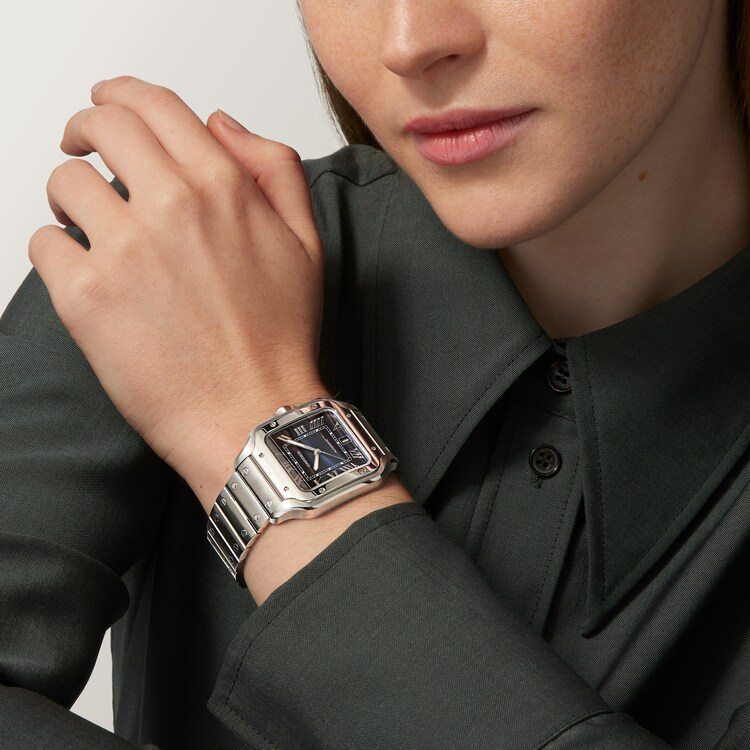 Unworn Cartier Santos de Cartier, Stainless Steel, 39.8mm, Ref# WSSA0071, box and papers