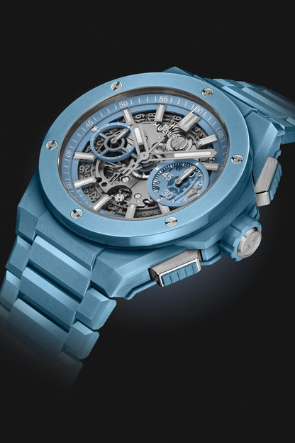 Hublot Big Bang INTEGRATED SKY BLUE CERAMIC, 42mm, Ref# 451.EX.5120.EX, Unworn 2025