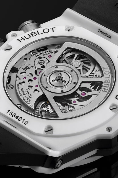 Hublot Big Bang Unico White Ceramic, 44mm, Ref# 421.HX.1170.RX, Unworn 2024