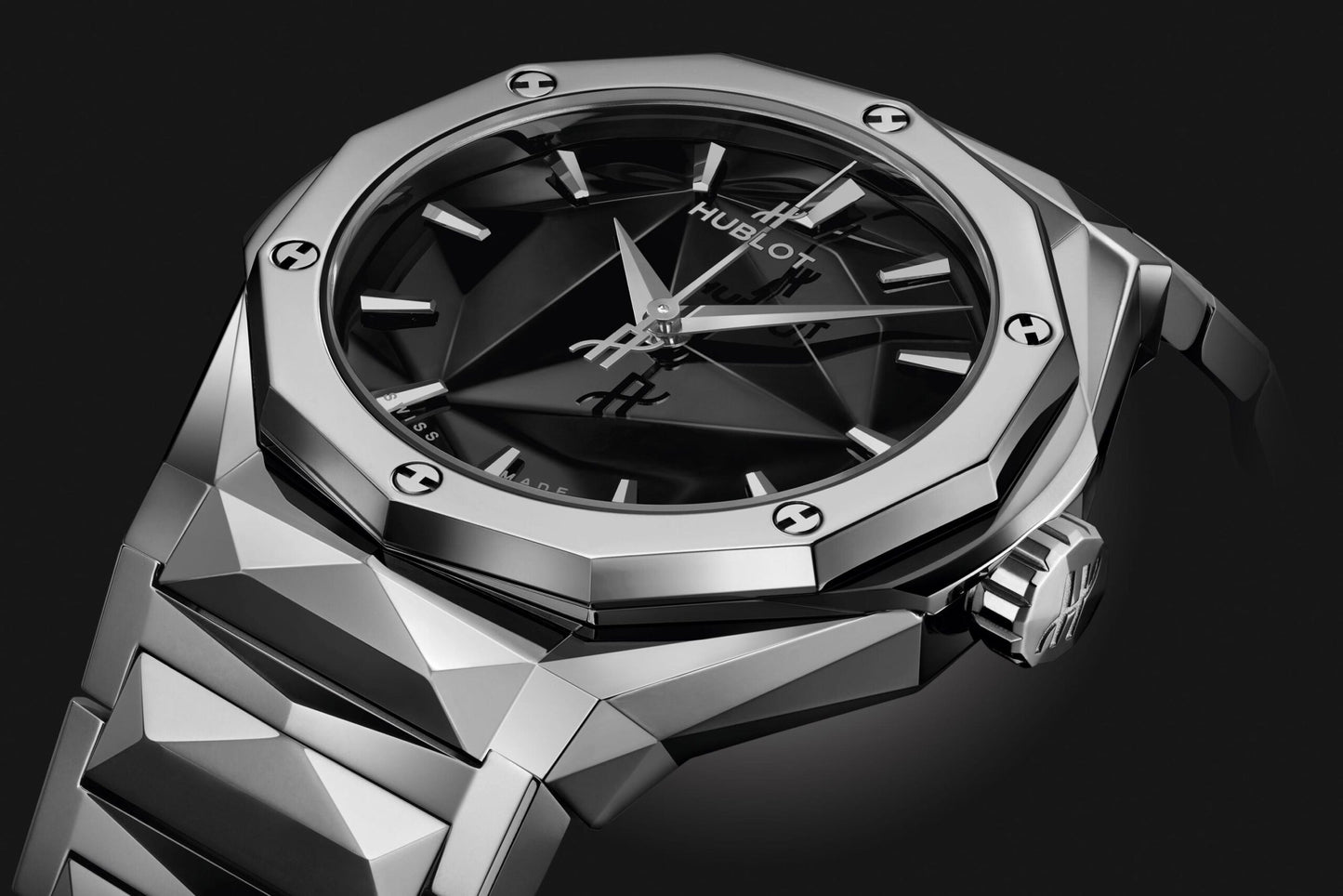 Hublot Classic Fusion ORLINSKI BRACELET TITANIUM Ref# 550.NS.1800.NS.ORL22