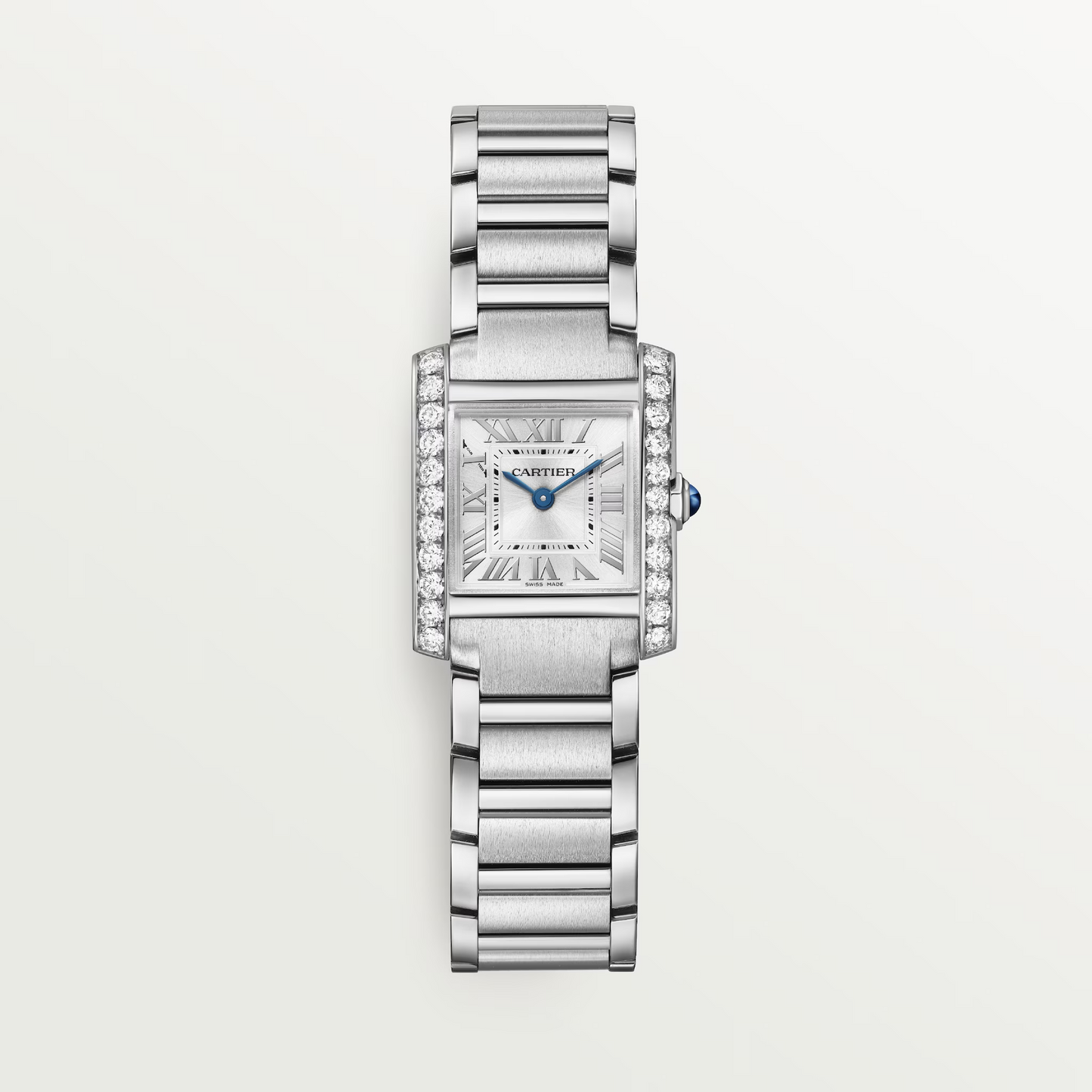 Unworn Cartier Tank Francaise, Stainless Steel, 25.7mm x 21.2mm, Ref# W4TA0020, box and papers