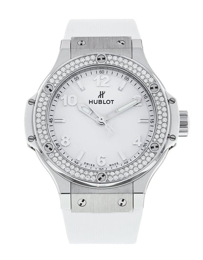 Hublot Big Bang, Steel, White Diamonds, 38mm, Ref# 361.SE.2010.RW.1104