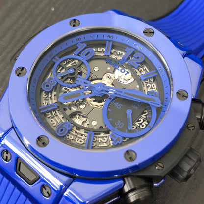 Hublot Big Bang, Unico Blue Magic, 42mm, Blue Ceramic, Ref# 441.ES.5119.RX, Unworn 2025