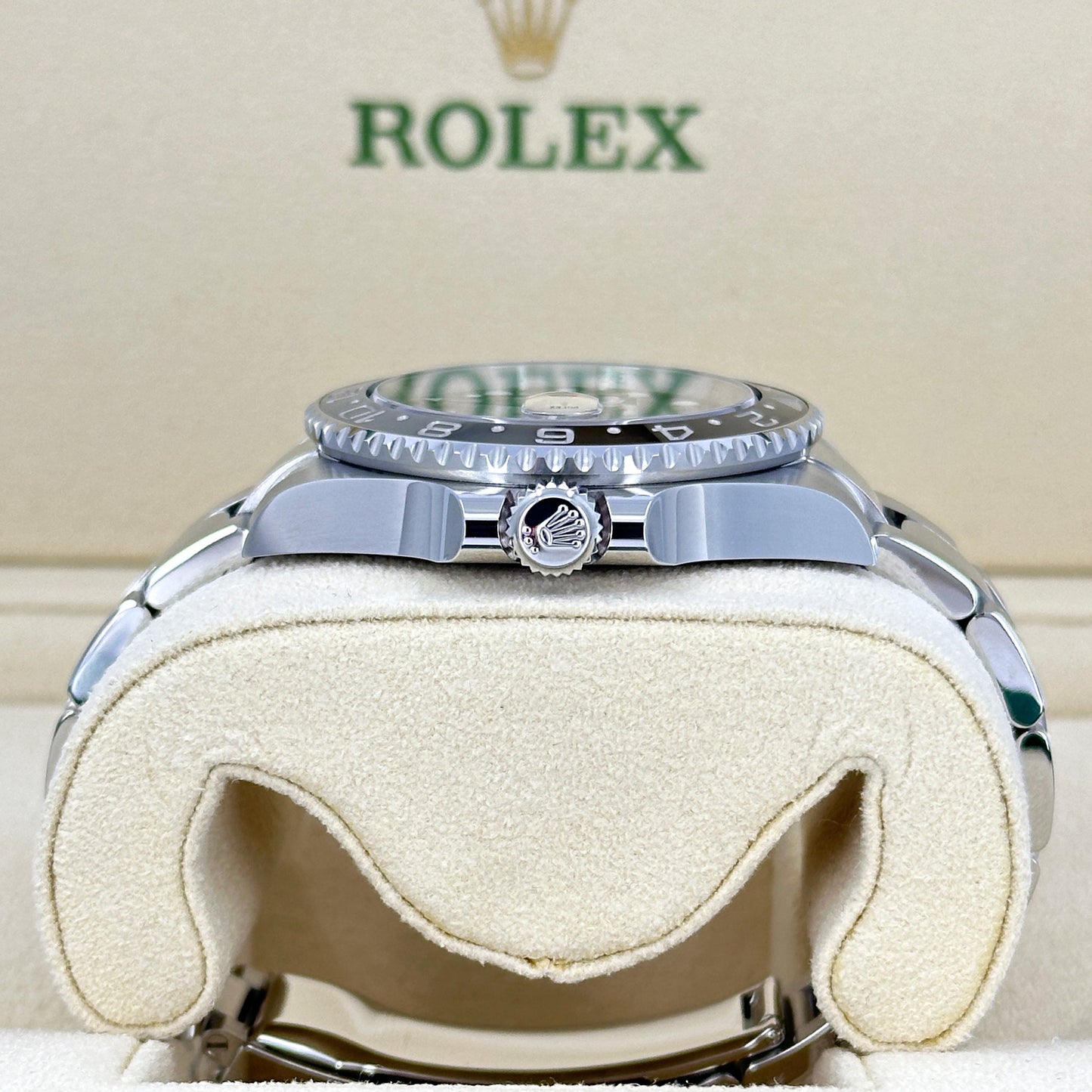 Unworn Rolex GMT-Master II, Bruce Wayne, Black, Oyster, Ref# 126710grnr-0004