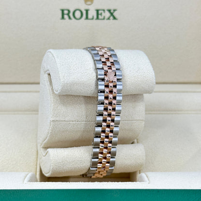 Rolex Lady-Datejust 28, Oystersteel and 18k Everose Gold, Ref# 279171-0007